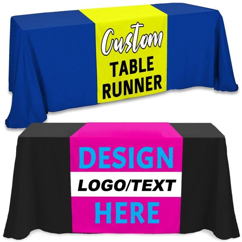 Custom Branded Table Runner for Corporate Events