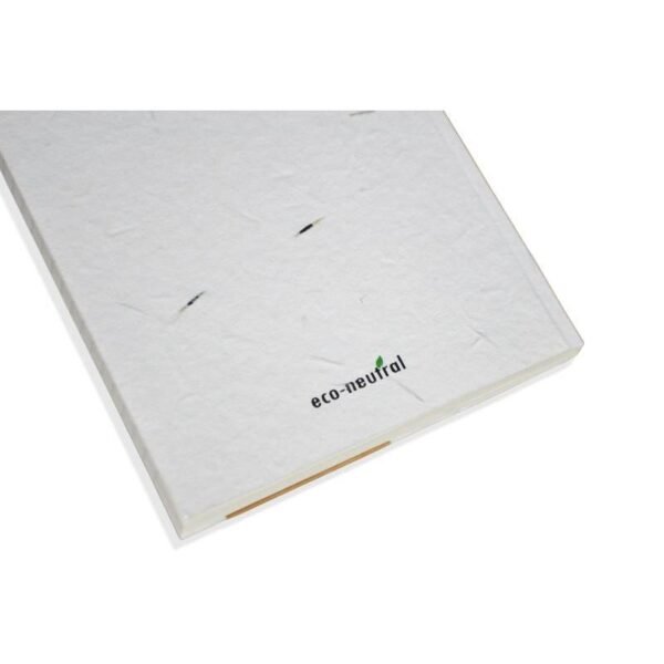 ATRI Eco-Neutral® A5 Soft Cover Handmade Seed Paper Notebook – Sustainable Corporate Gift - Image 4